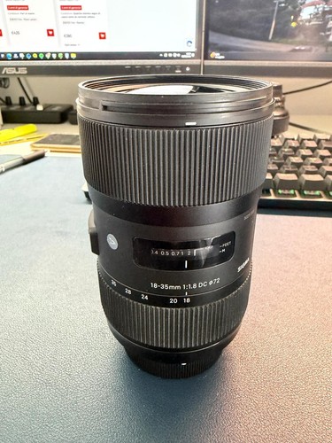 Sigma 35mm dc - 18-35mm, f/1.8