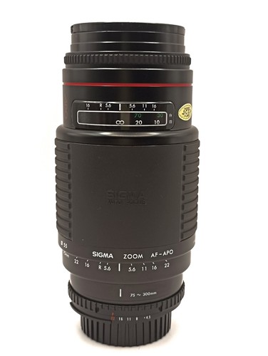 Obiettivo zoom sigma - obiettivo, 75-300mm